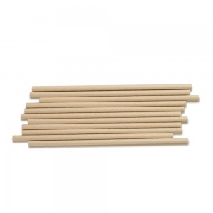 Bamboo pulp straw(Flat mouth）