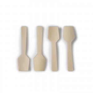 Bamboo ice cream spoon