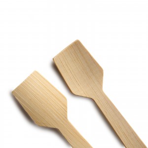 Bamboo ice cream spoon