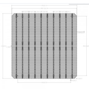 Monocrystalline 182-10BBBifacial Solar Cell