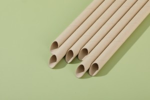 Bamboo pulp straw (slanted mouth)