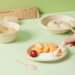 Bamboo ice cream spoon