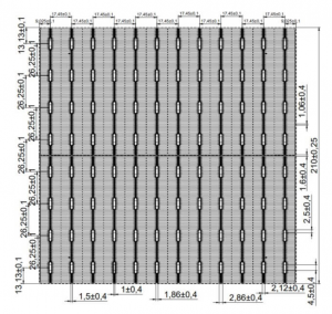 Monocrystalline 210-12BBBifacial Solar Cell