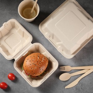 Bamboo Fiber Burger Box