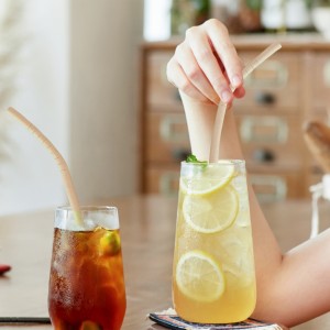 Bamboo pulp straw(Bendable)