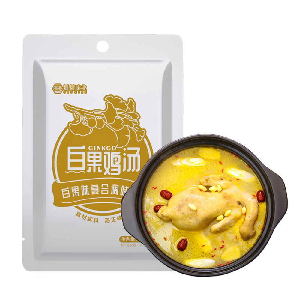 Ginkgo chicken soup compound seasoning