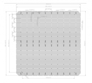 Monocrystalline 182-10BBBifacial Solar Cell